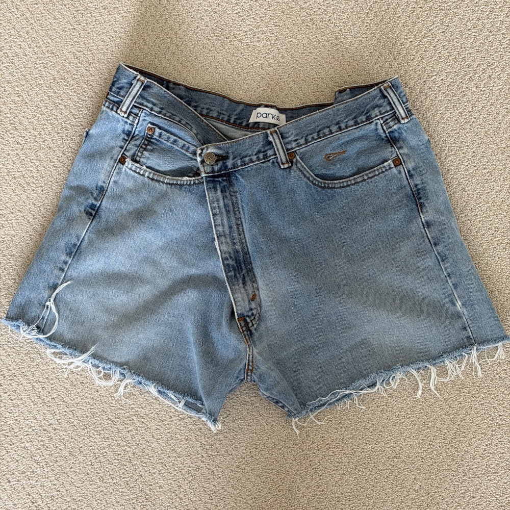 Parke Reworked Vintage Denim Shorts size XL